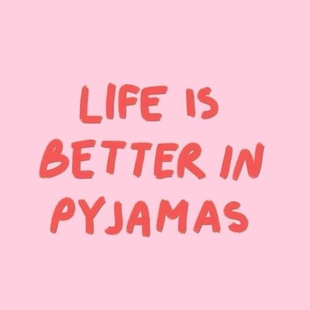 J. Crew Pink and Red Pajama Graphic